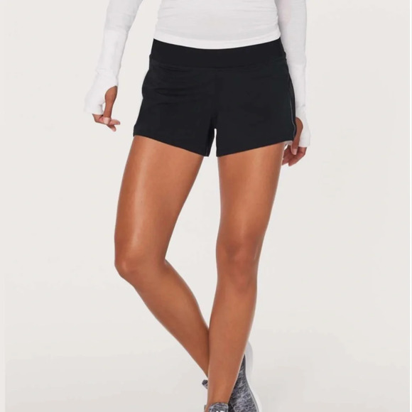 Lululemon Morning Miles Short Black 10 - Picture 2 of 14